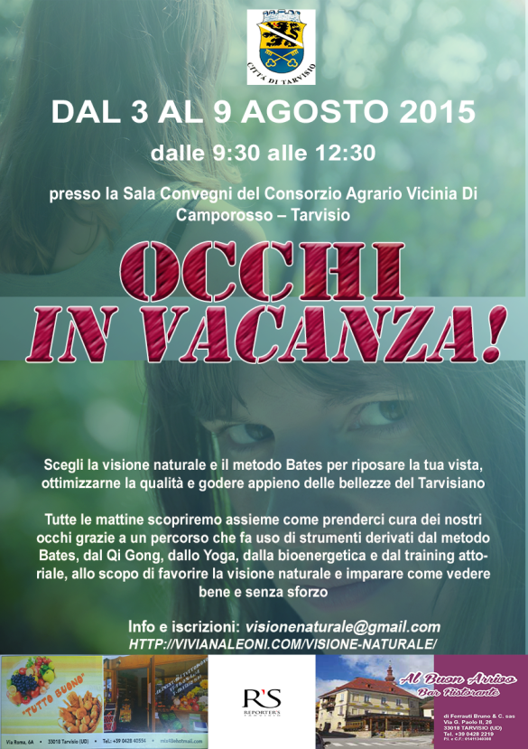 Locandina Occhi in vacanzaSCURO