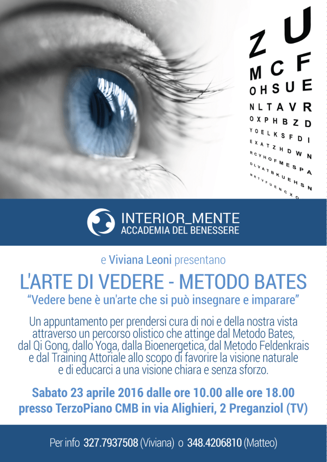 L'arte di vedere - 23 aprile - Preganziol (TREVISO)